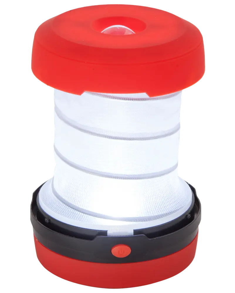 Nakano Campinglampe foldbar - rød