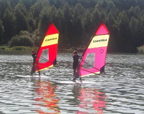 Windsurf-Kurs in Langlau als Geschenkidee