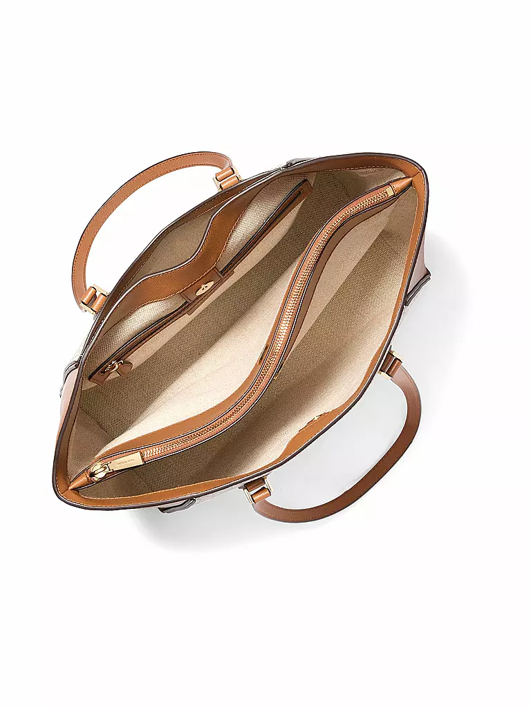 MICHAEL KORS Ledertasche - Shopper TARYN  Large braun