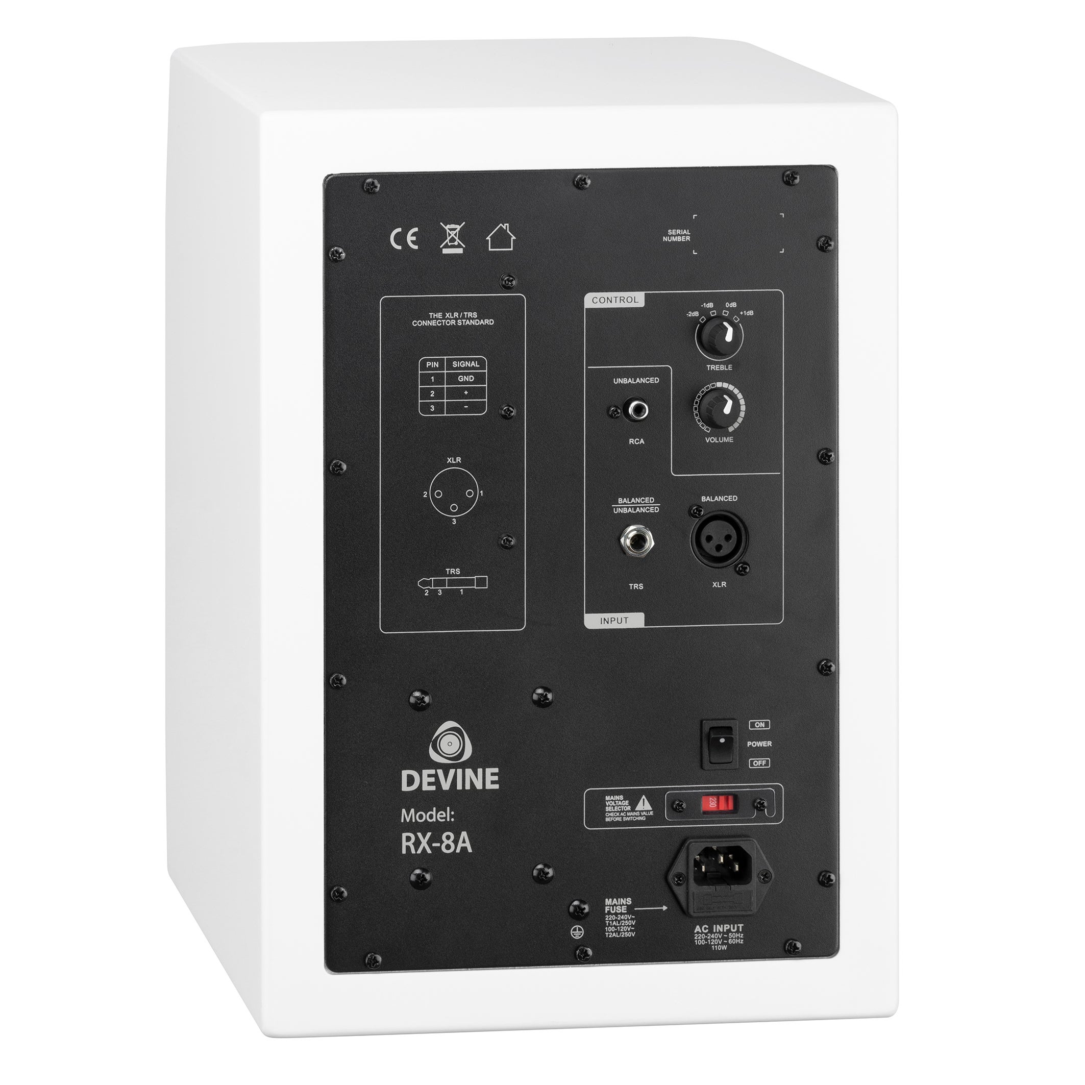 Devine RX-8A White Set + Sub studiomonitoren
