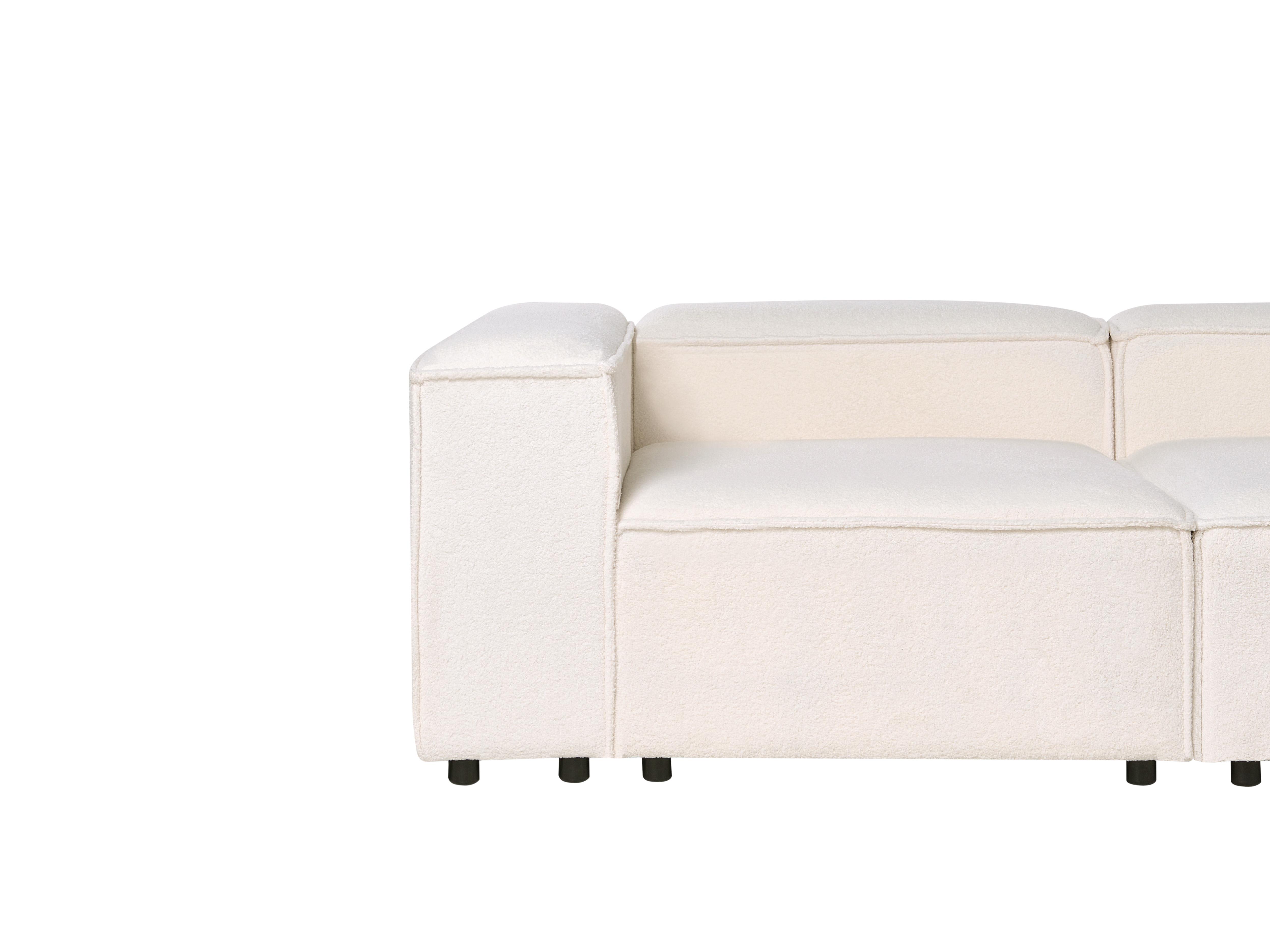 Modulaire bank 3-zits ARDAL Bouclé Gebroken wit