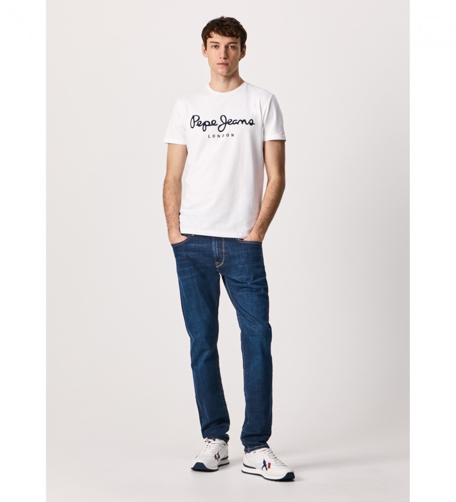 Camiseta Pepe Jeans Original Stretch Branca