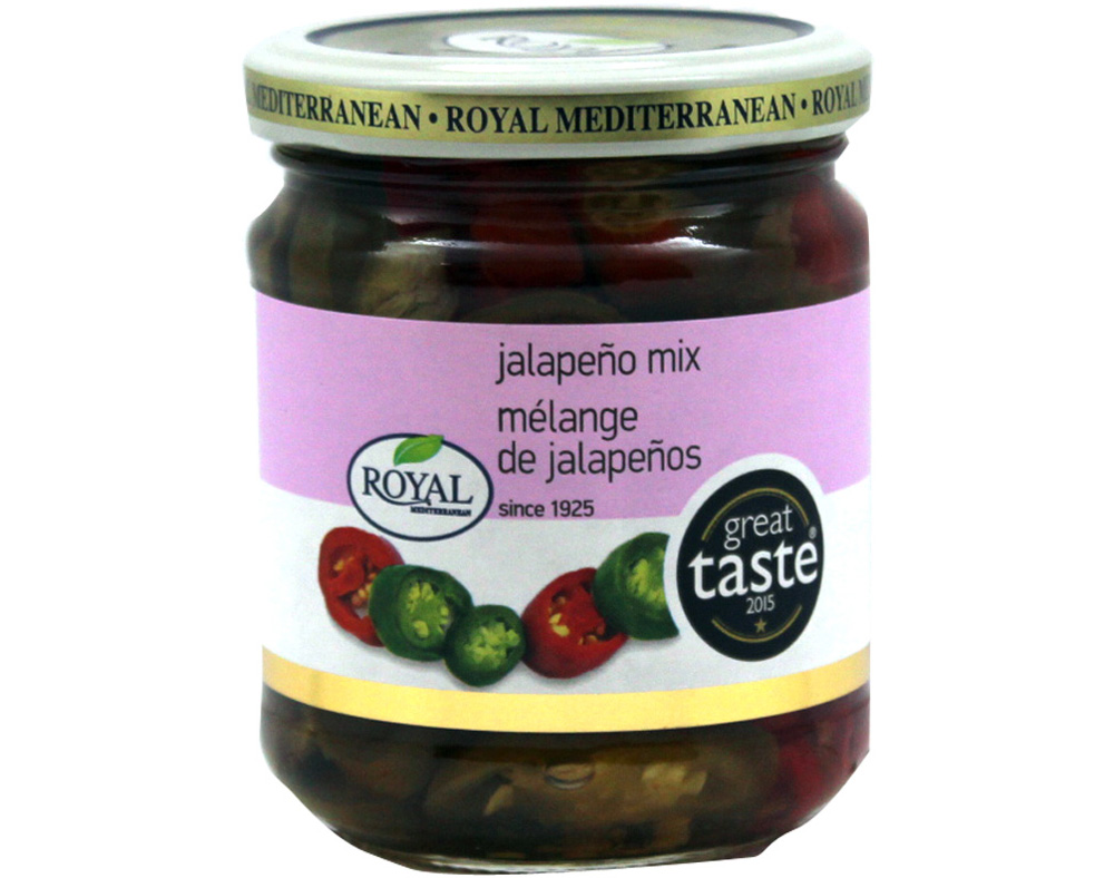 PIMENTO JALAPEÑO ROYAL FATIADO MISTO EM SALMOURA 100G