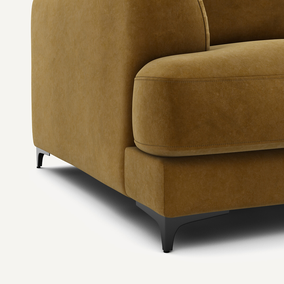AM.PM<br>Sofá-cama de 3 lugares em veludo, Marsile