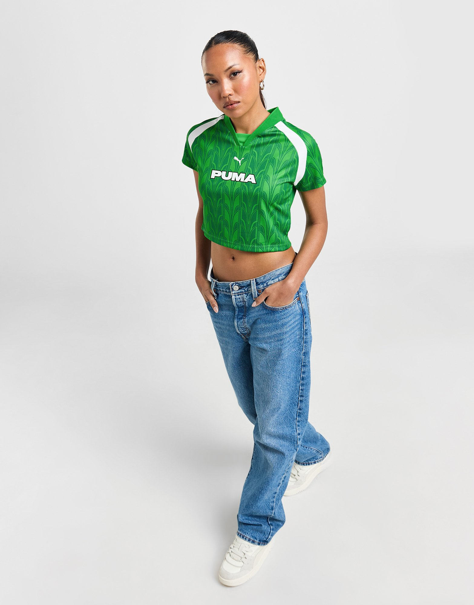 Puma Crop Top Football Femme