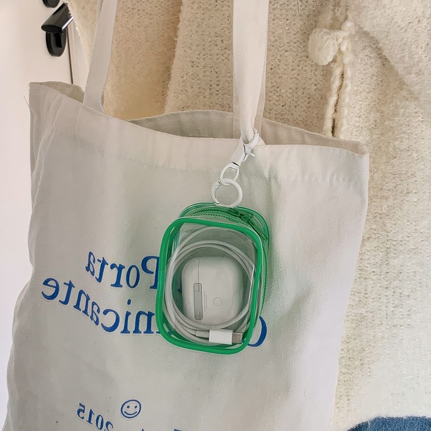 CaDarr - Transparante PVC-beeldjesdisplay Ita Bag Charm-sleutelhanger