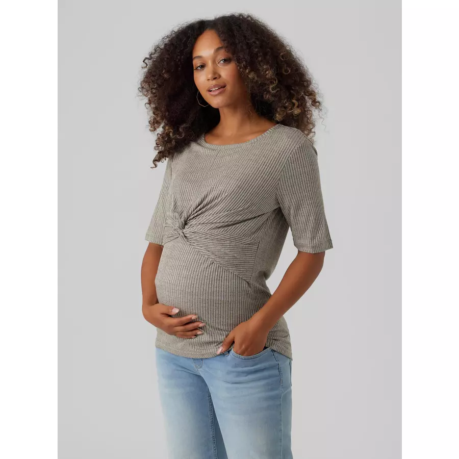 mama;licious Stillshirt MLANLI JUNE Outmeal