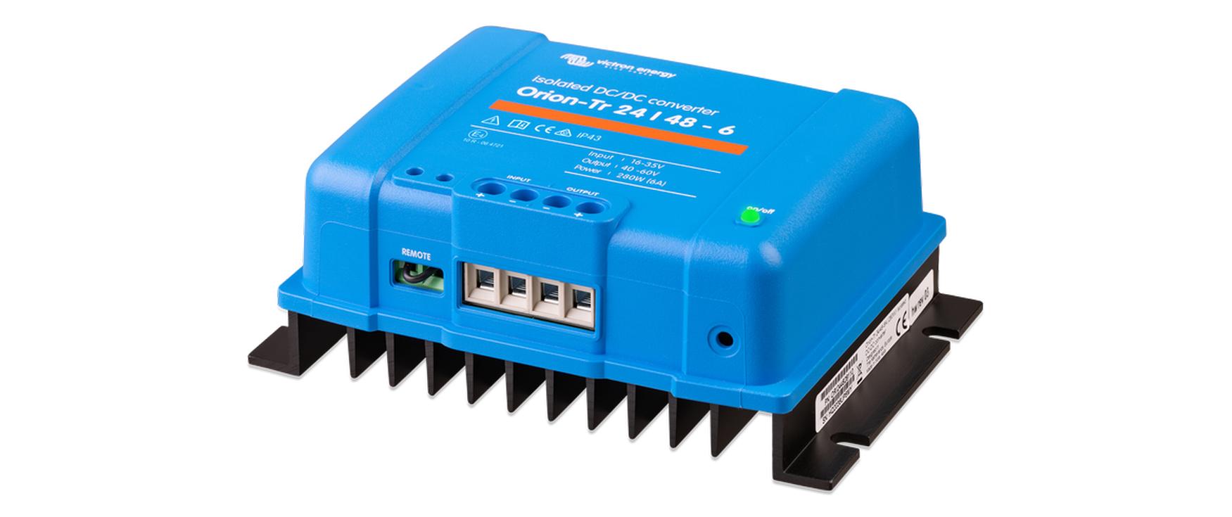DC/DC Spannungs-Wandler Orion-Tr 12-48 V, 6A 280 W<br>IP43 DC-DC Konverter, isoliert