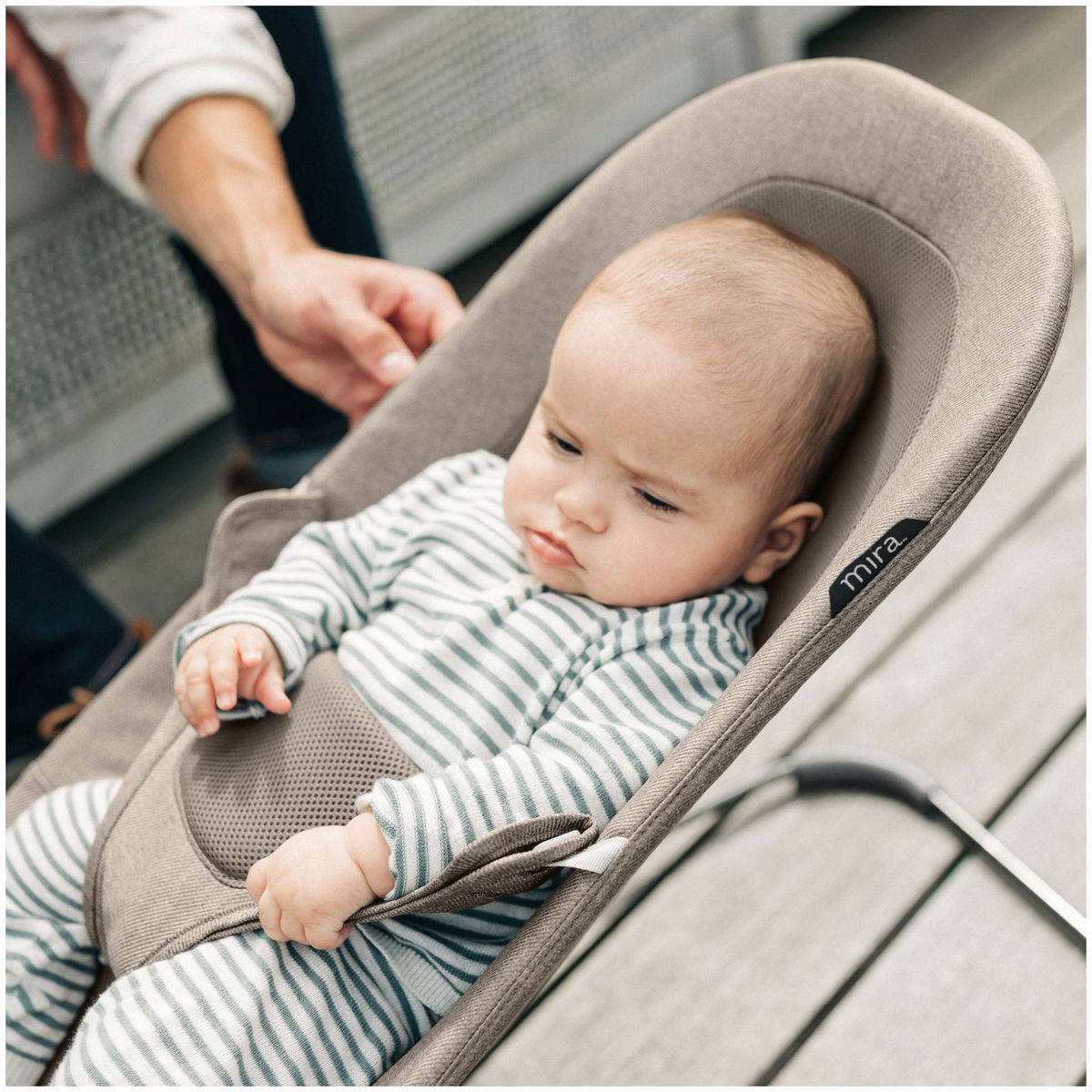 UPPAbabyUPPAbaby   Mira 2in1 Wippe wells dark taupe melange