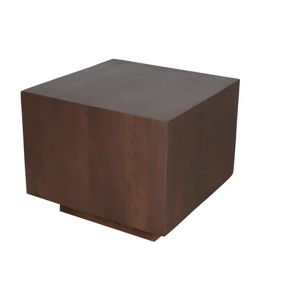 StarFurn - Livia vierkante salontafel - 56 cm - walnoot