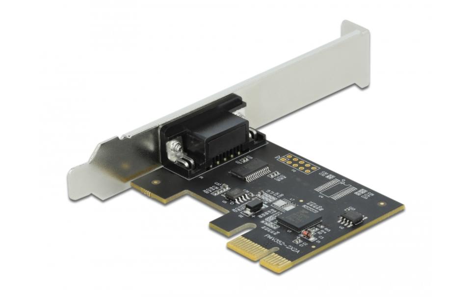 PCI-Express-Karte 90000 1x Seriell / RS-232PCIe-Schnittstellenerweiterungskarte: 1x RS-232