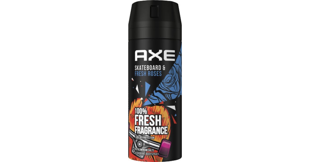 Axe Skateboard & Fresh Rose Deo-Spray