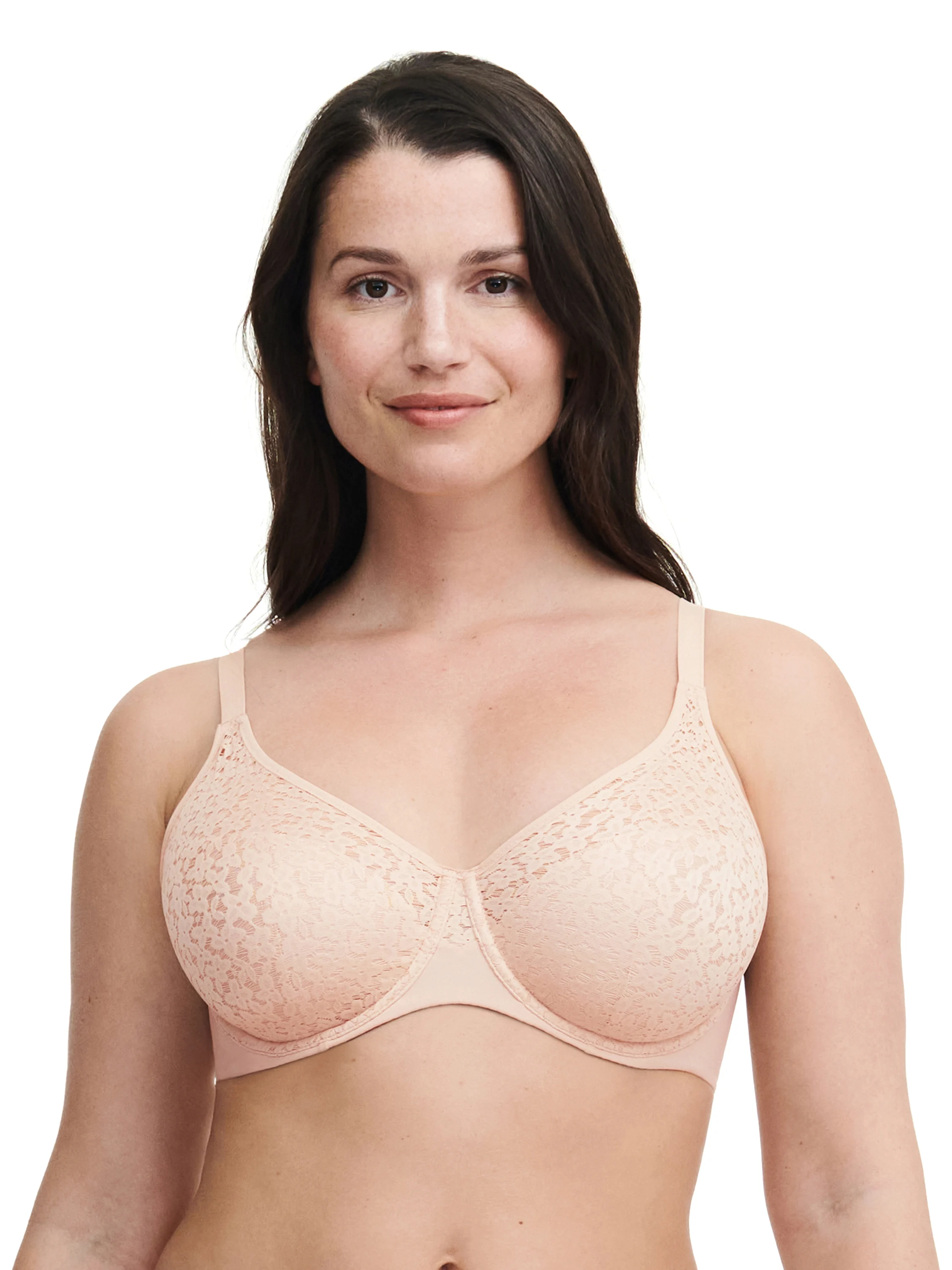 NORAH - Soutien-gorge moulé emboîtant en dentelle | Beige