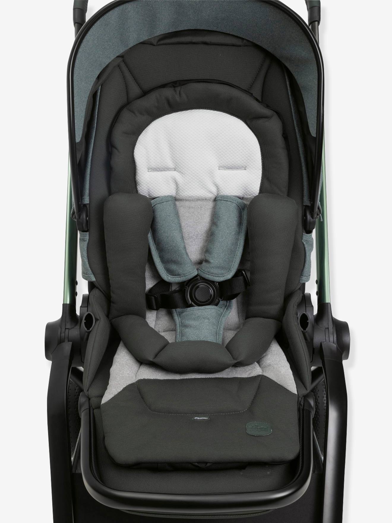 Carrinho de bebê Mysa Chicco, cinza
