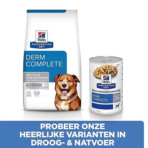 Hill's Prescription Diet Derm Complete Hondenvoer | 12 kg | 11687.2