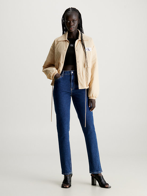 Calça jeans de mãe