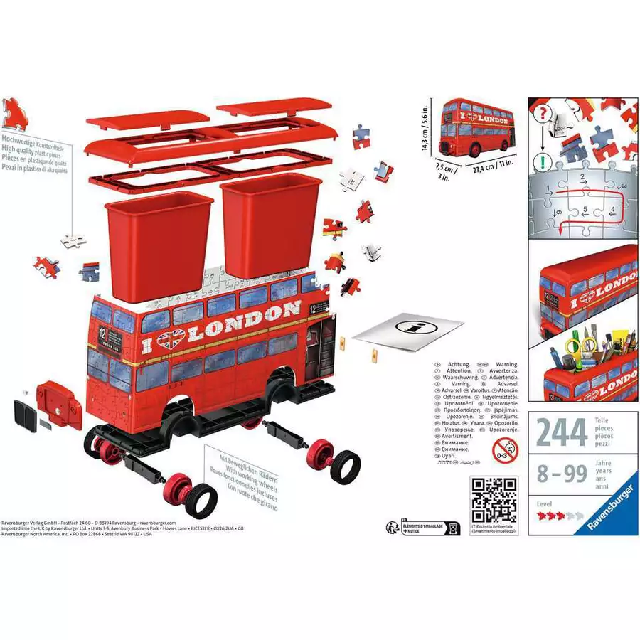 Ravensburger London Bus bunt