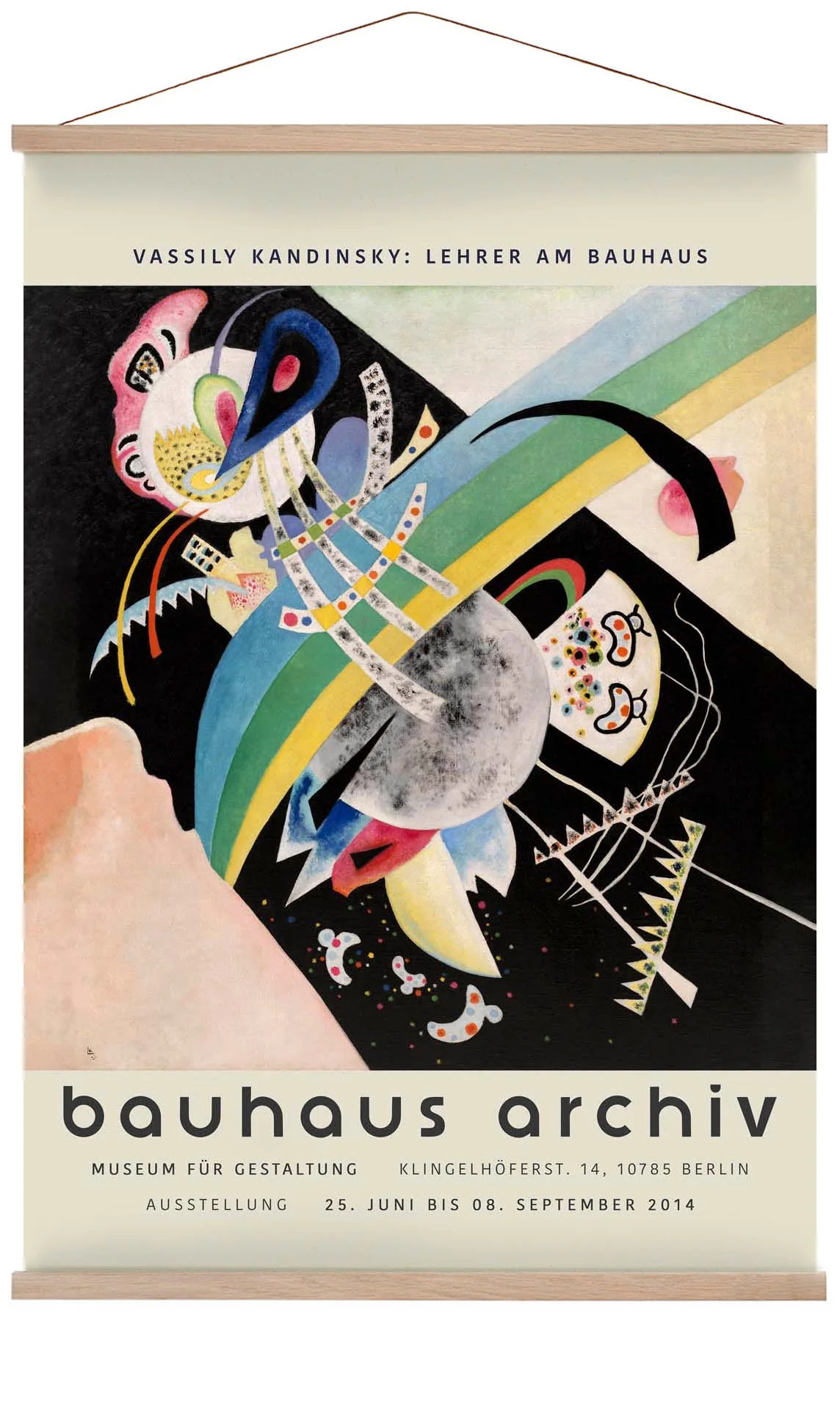 Kreise auf Schwarz von Wassily Kandinsky Ausstellung
