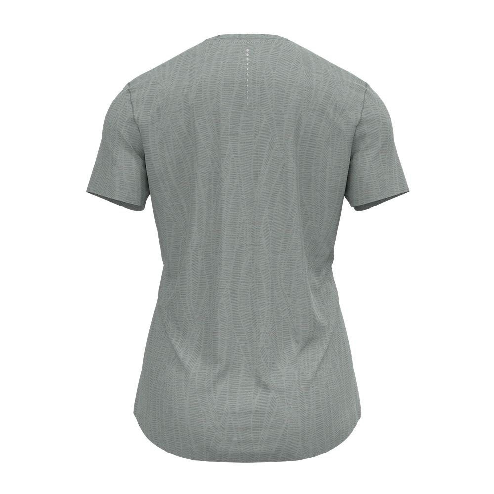 Odlo ZEROWEIGHT ENGINEERED CHILL-TEC - Maillot Femme stone grey melange