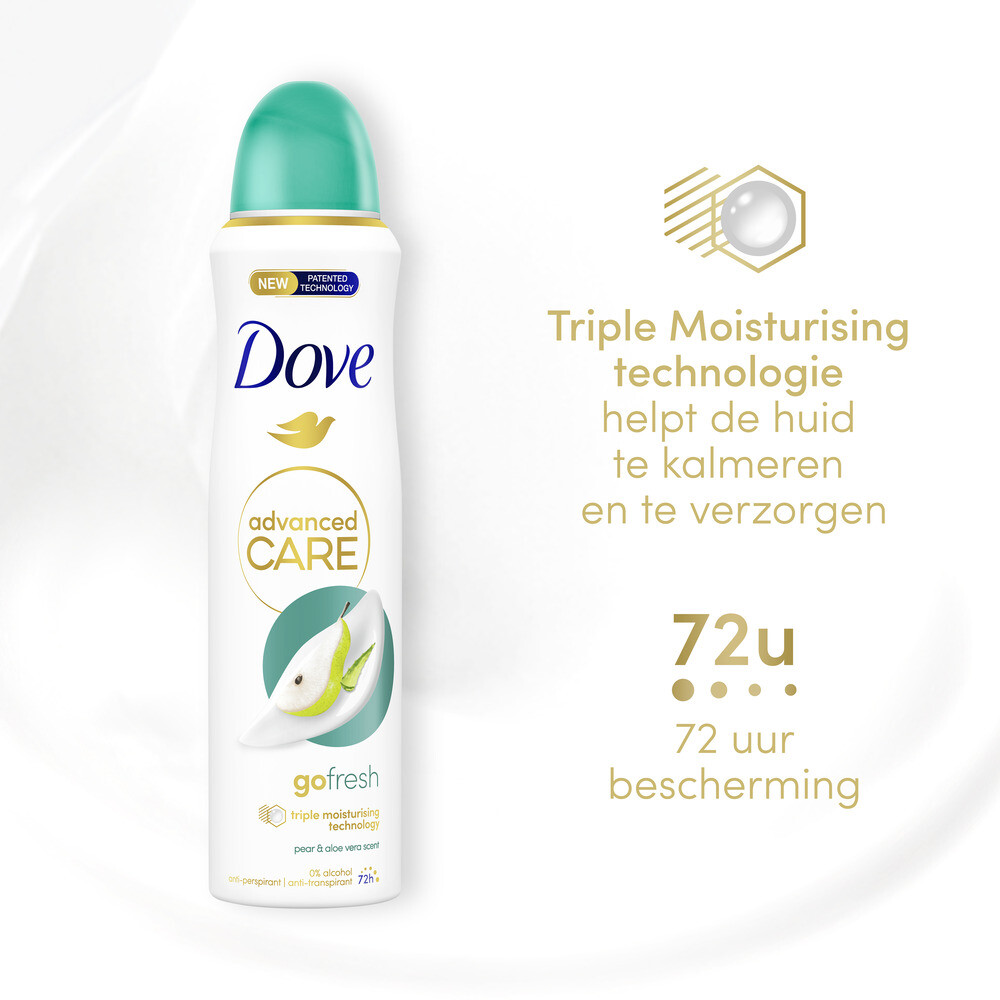 6x Dove Deodorant Spray Go Fresh Peer & Aloe Vera150 ml