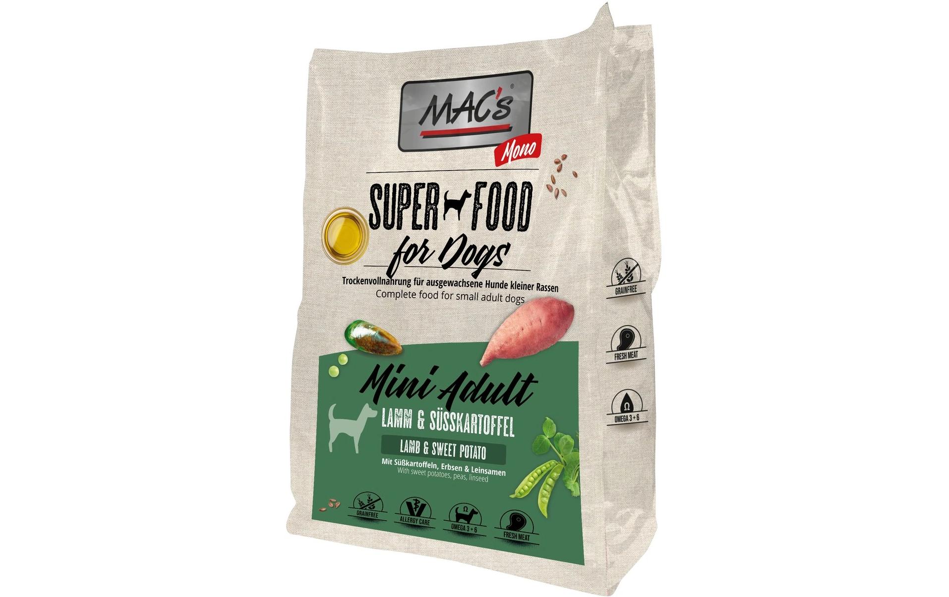 Trockenfutter Mono Mini Lamm und Süsskartoffel 3 kgAlleinfuttermittel für ausgewachsene Hunde
