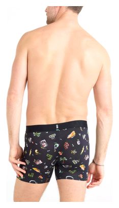 Boxer Saxx DropTemp Cooling Cotton Fly Gamer's Paradise Noir Homme