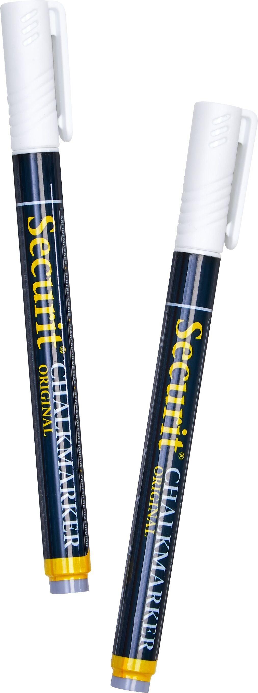 SECURIT Kreidestift - Weiss / B: 1.5 cm x T: 1.0 cm x H: 14.0 cm