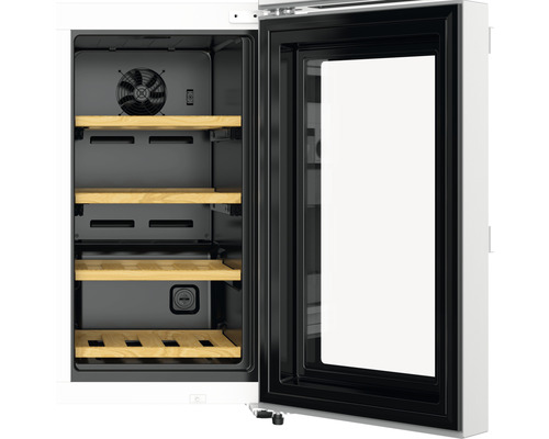 Franse deur koelkast/wijnkoeler Wolkenstein WCD595EWTSNF ST BxHxD 90,5 x 182 x 72 cm Koelgedeelte 385 l Vriesgedeelte 105 l voor 34 flessen