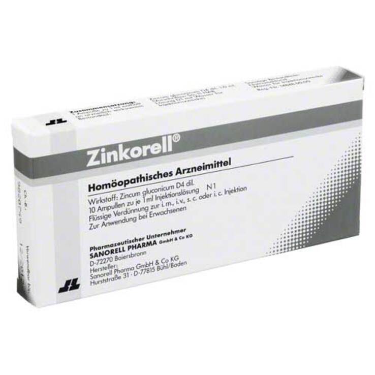 Zinkorell Ampullen, 10X1 ml