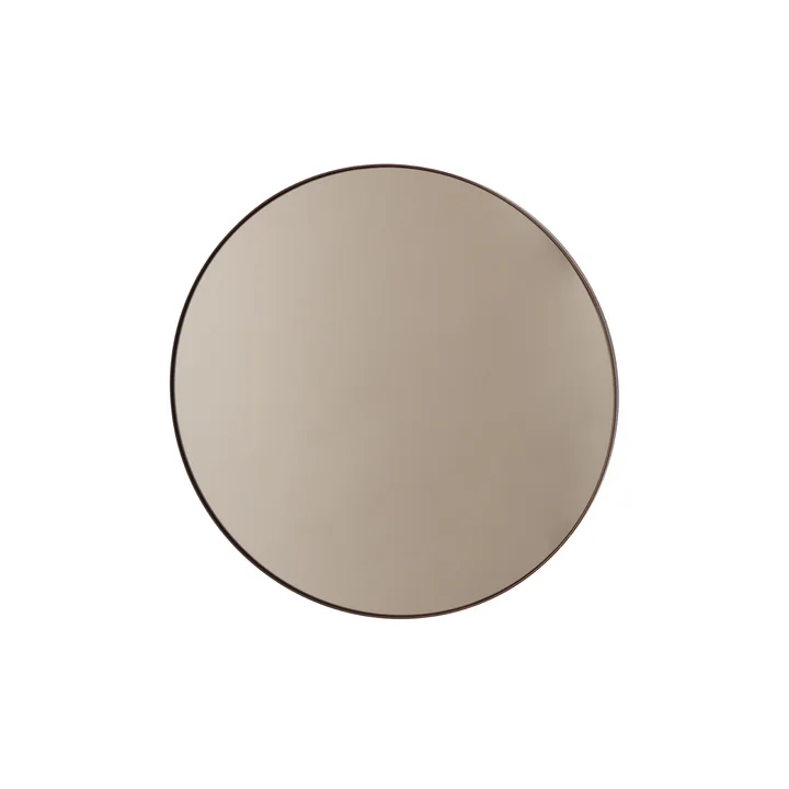 AYTM - Circum Wandspiegel extra small, Ø 50 cm, braun