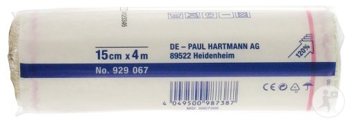 Hartmann Tensocrêpe 15cmx4m 1 Pièce (9290673)