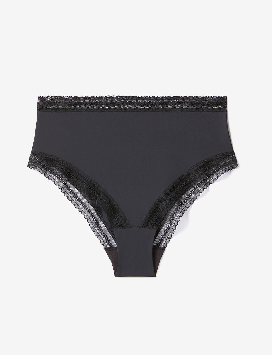 Culotte taille haute - noir
