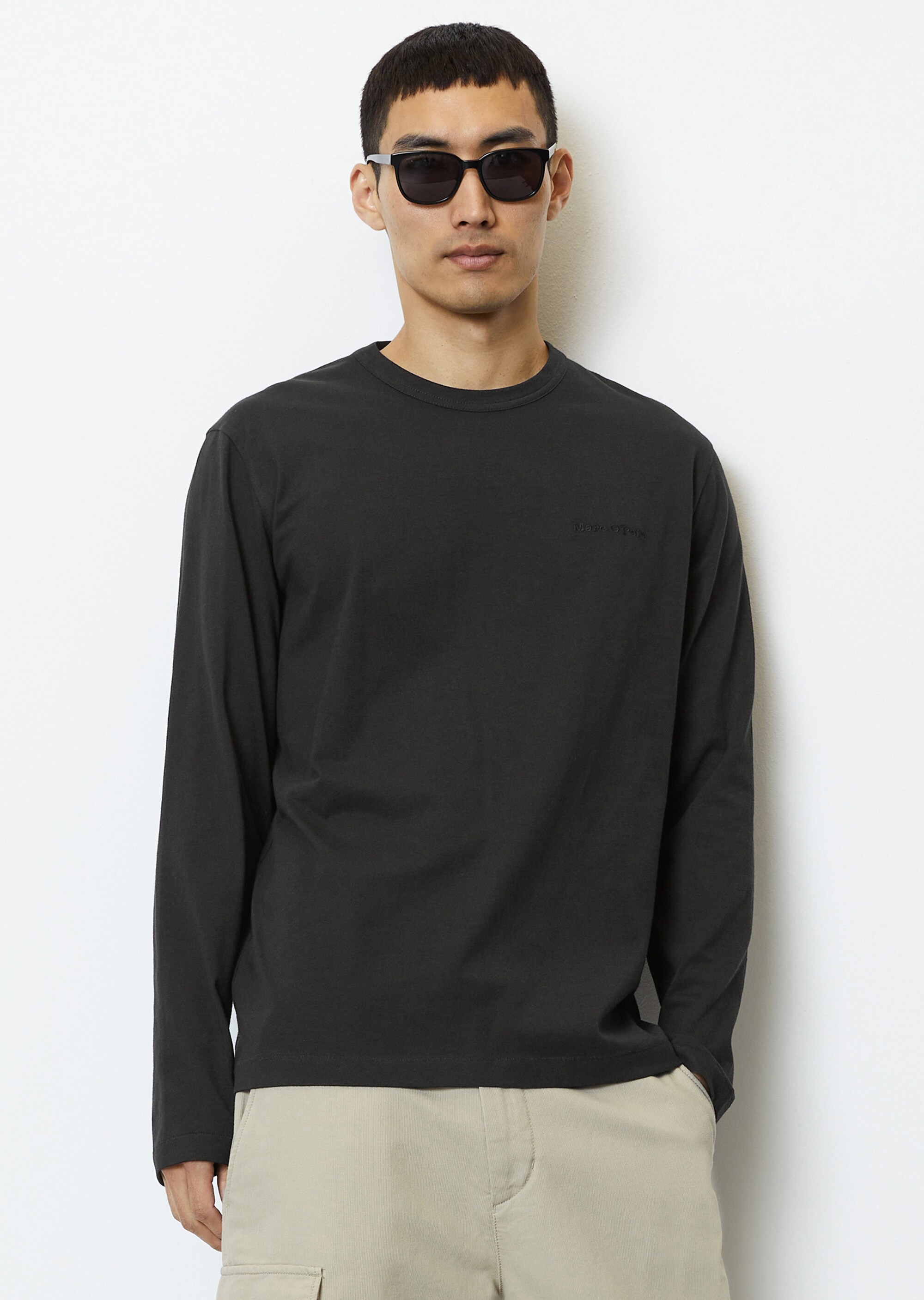 Longsleeve regular aus schwerer Jersey-Qualität