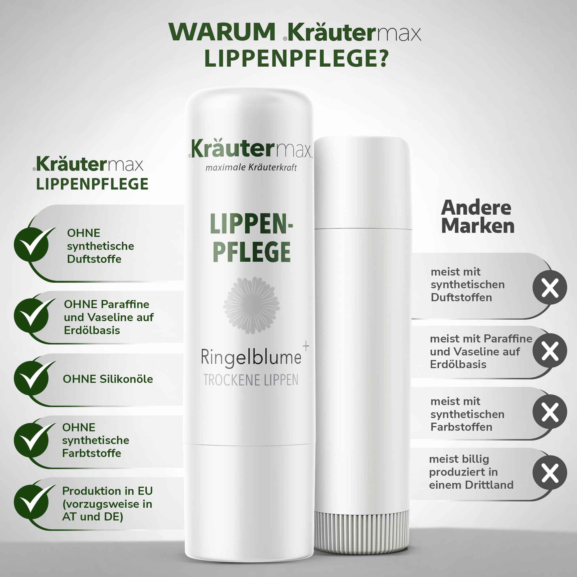 Kräutermax Lippenpflege Ringelblume plus