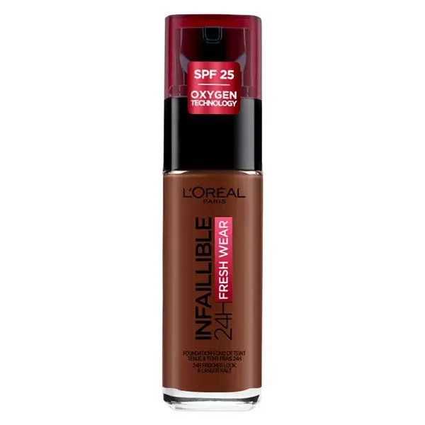 Base Líquida L'Oréal Paris Infallible 32h Freshwear nº 390 Ébano 30ml