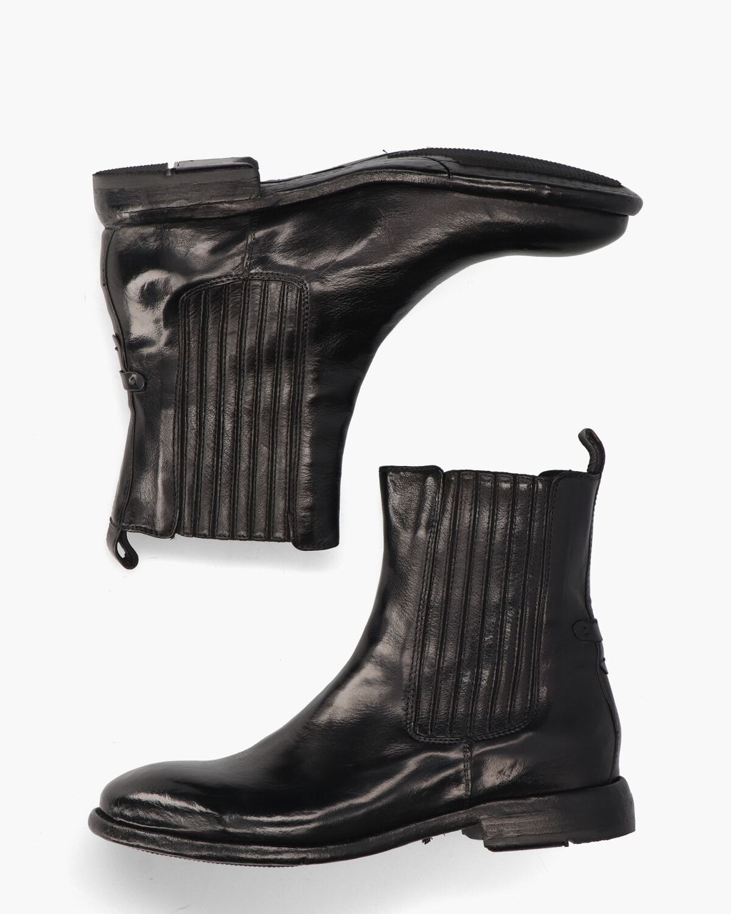 Lemargo AI46A Zwart Dames Chelseaboots