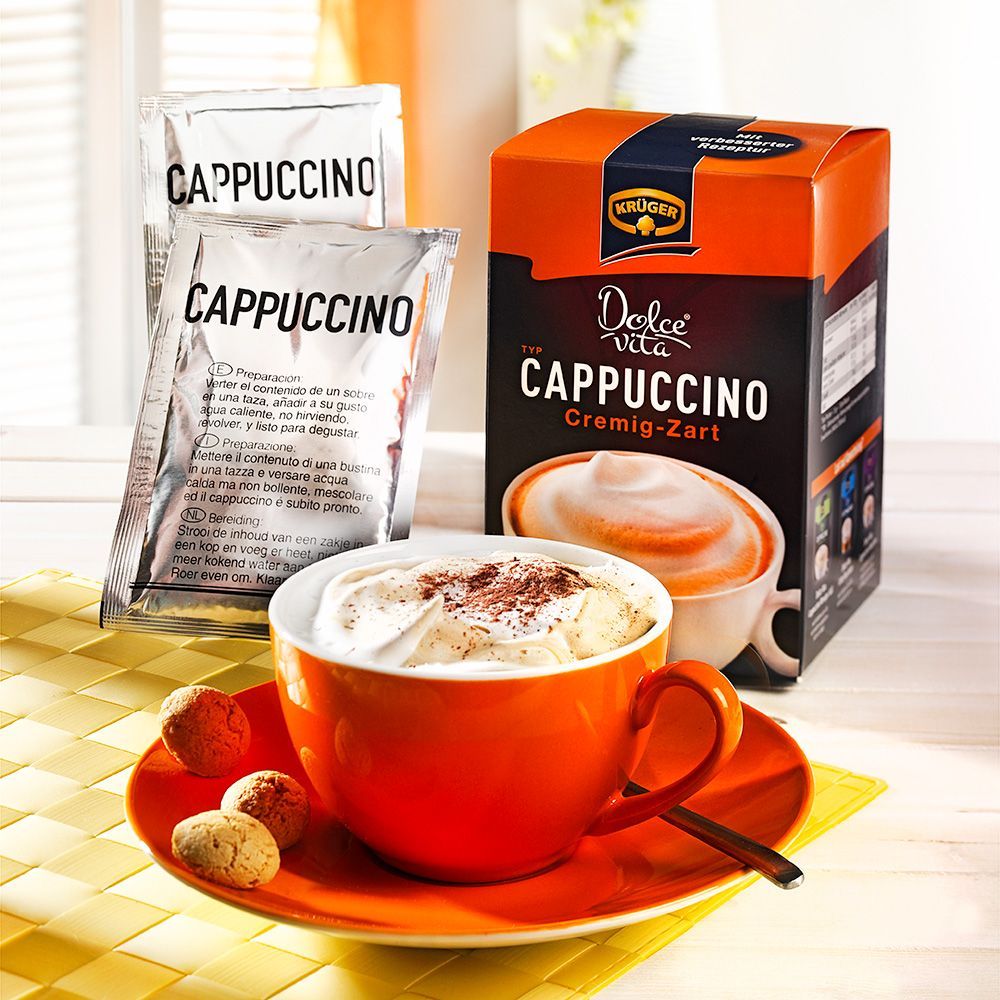 Krüger Cappuccino Cremig-Zart
