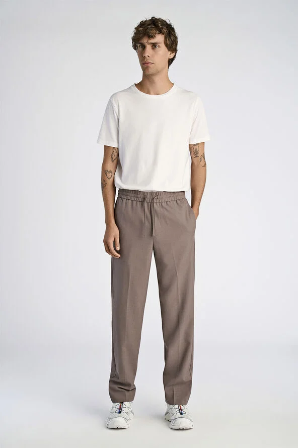 Lindbergh Relaxed fit pants Sand