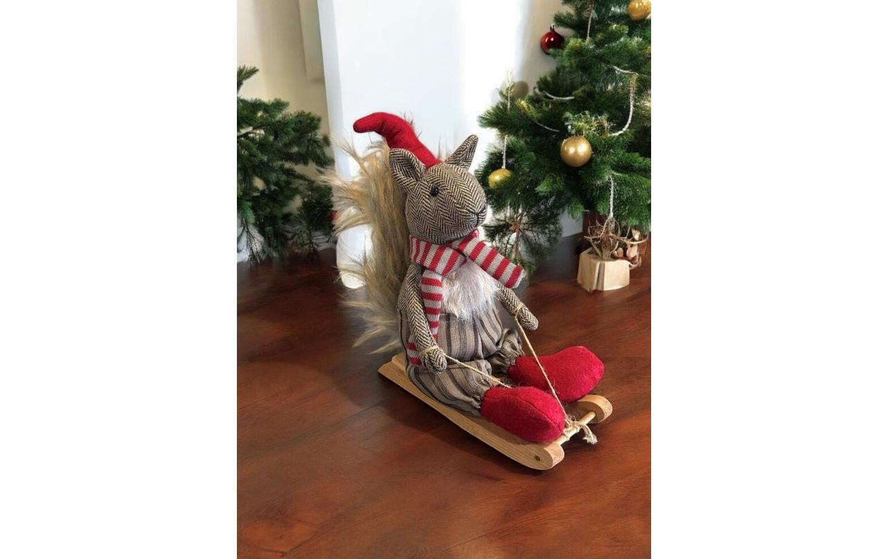 Weihnachtsfigur »Dameco Eichhörnchen auf Schlitten«