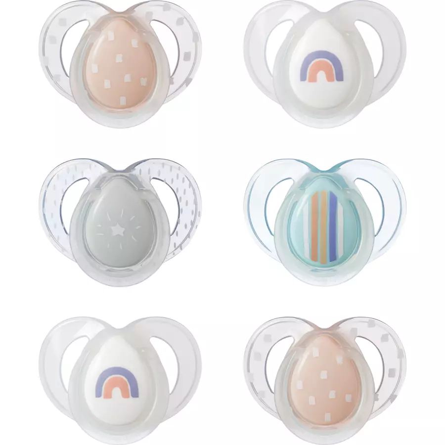 Tommee Tippee Schnuller Night für Mädchen 6 - 18 Monate