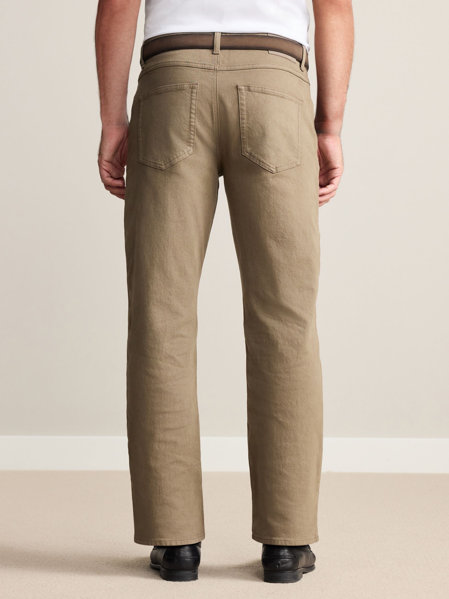 Lichtbruin - Straight fit - Signature jeans met ceintuur