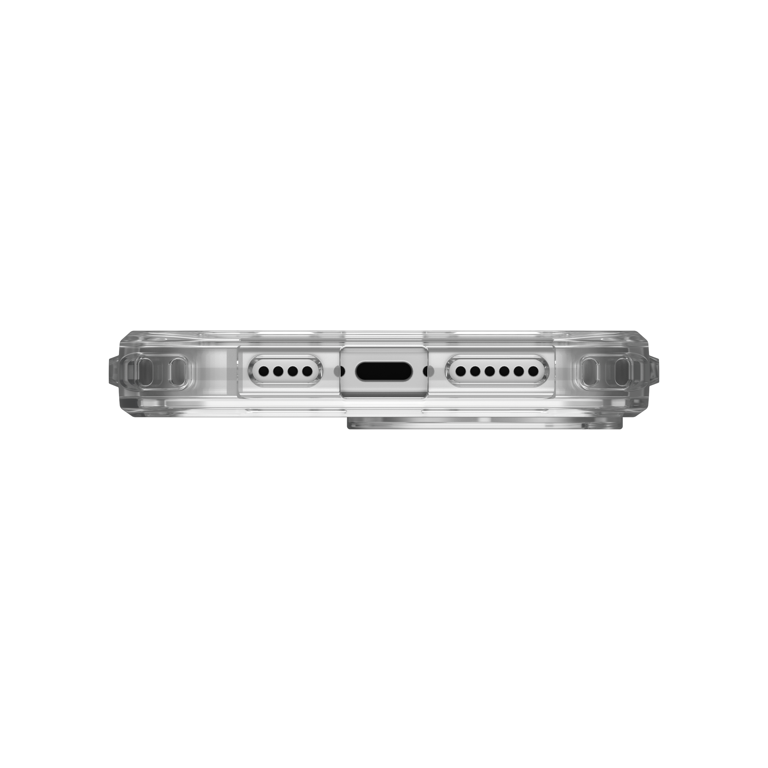 iPhone 16 Pro Max MagSafe Hybrid Schutzhülle Plyo (114481114341) - Transparent (Ice)