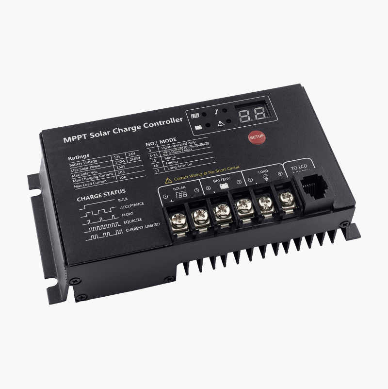 Solcelleregulator, MPPT, 10 A