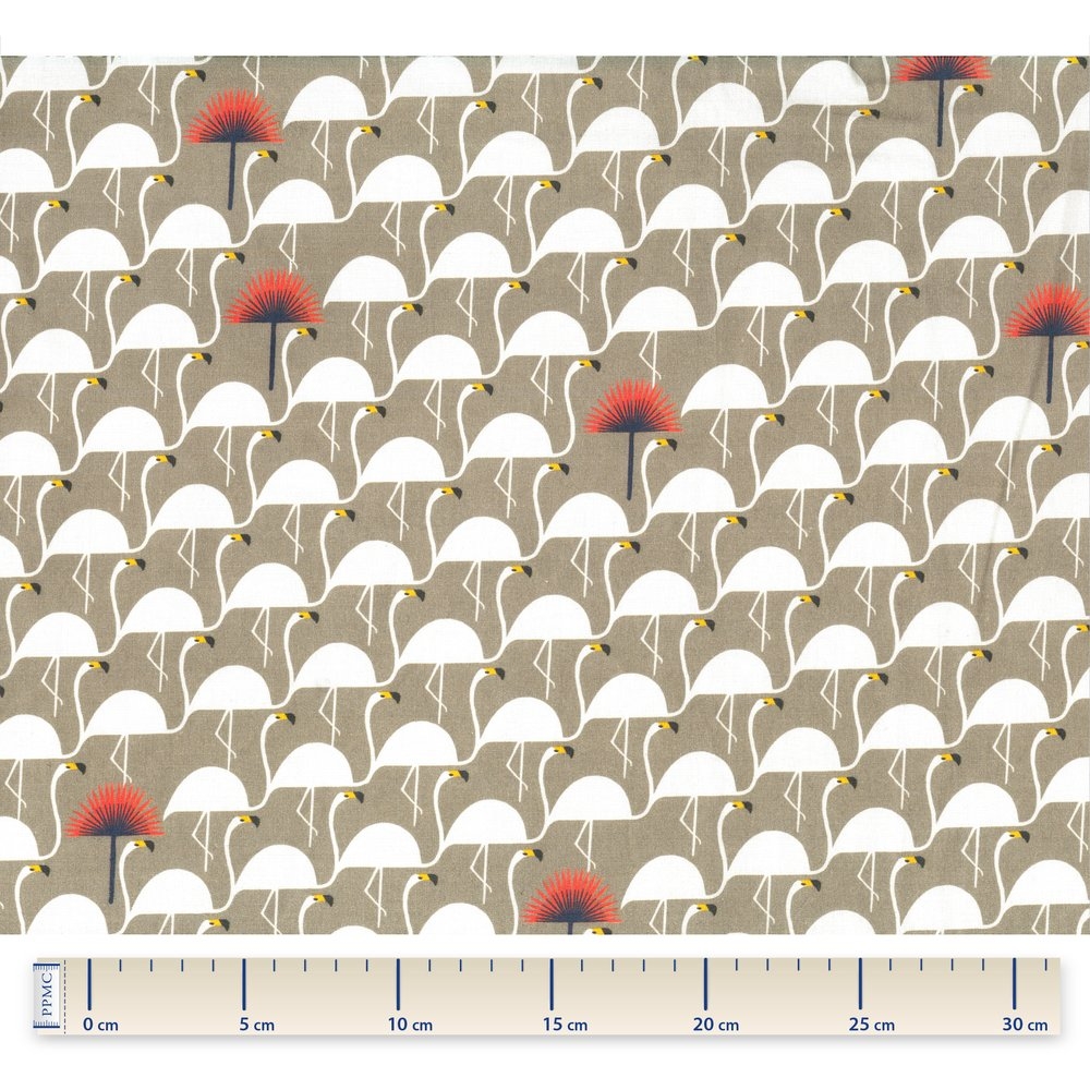 Coupon Tissu 50 Cm Flamant
