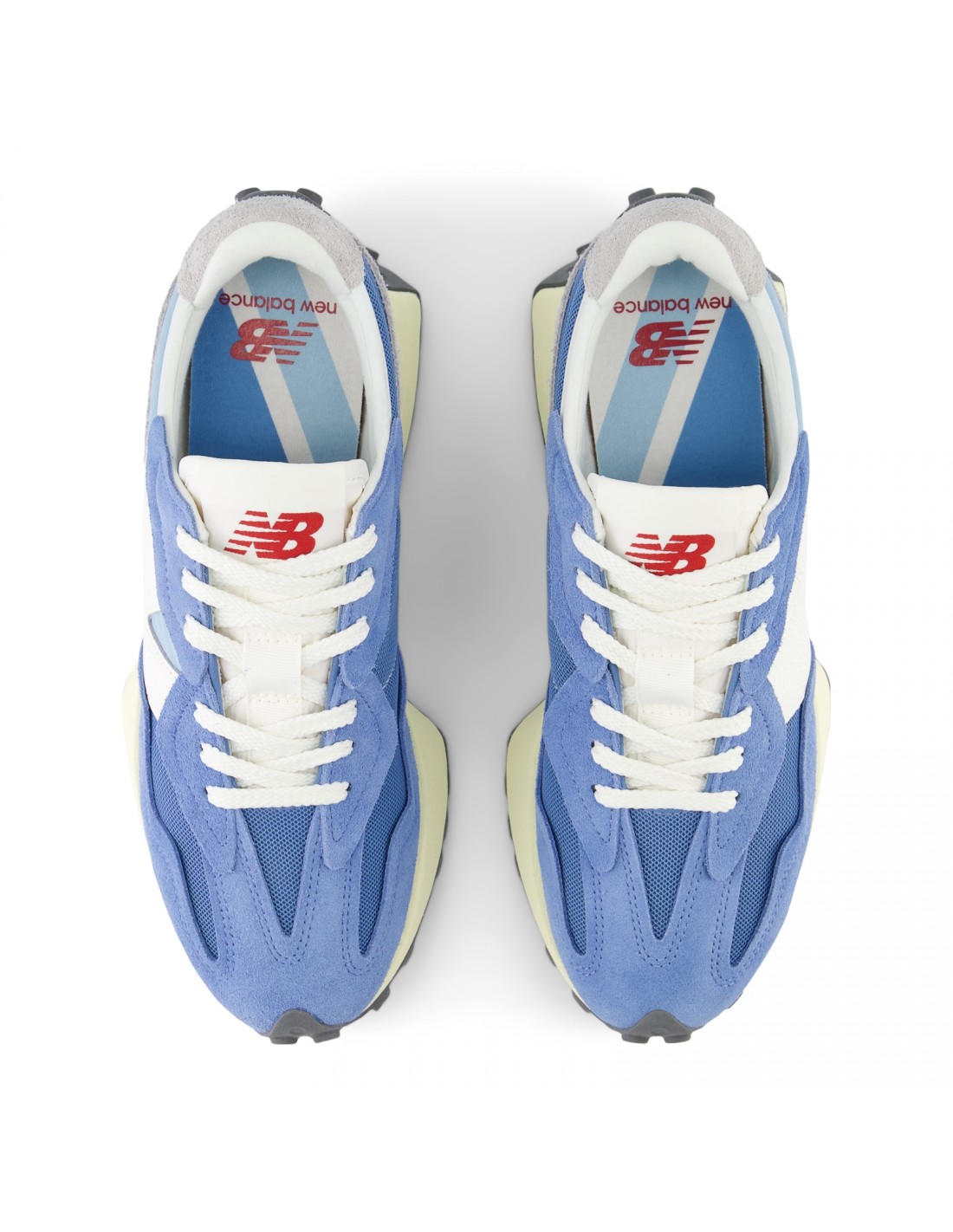 new balance Sneakers Femme 327 Bleu/Blanc Daim