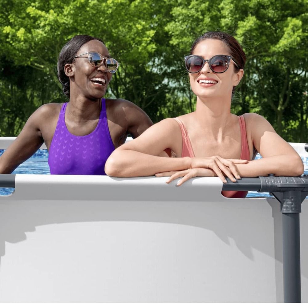 Ensemble de piscine ronde steel pro max 396x122 cm