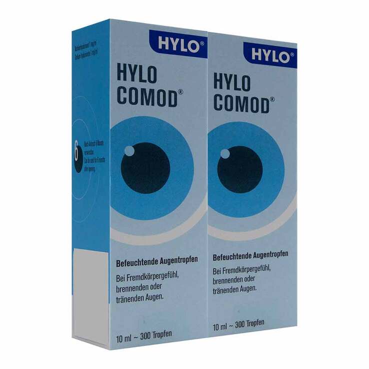 HYLO COMOD Augentropfen, 2X10 ml