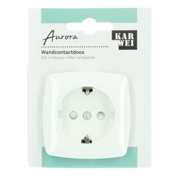KARWEI Aurora wandcontactdoos RA wit