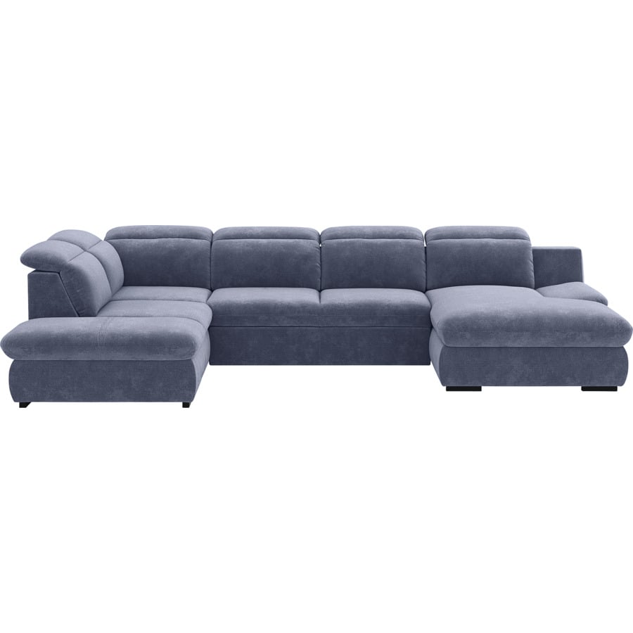 Ecksofa Lorena Stoff, Recamière links
