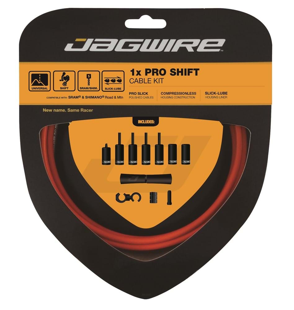 Jagwire Pro Kabelsæt 1x Gearkabel Orange